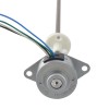 Φ25x14.5mm PM Externe Lineaire Stappenmotor 0.143A Lood 1.22mm/0.047 Lengte 174mm