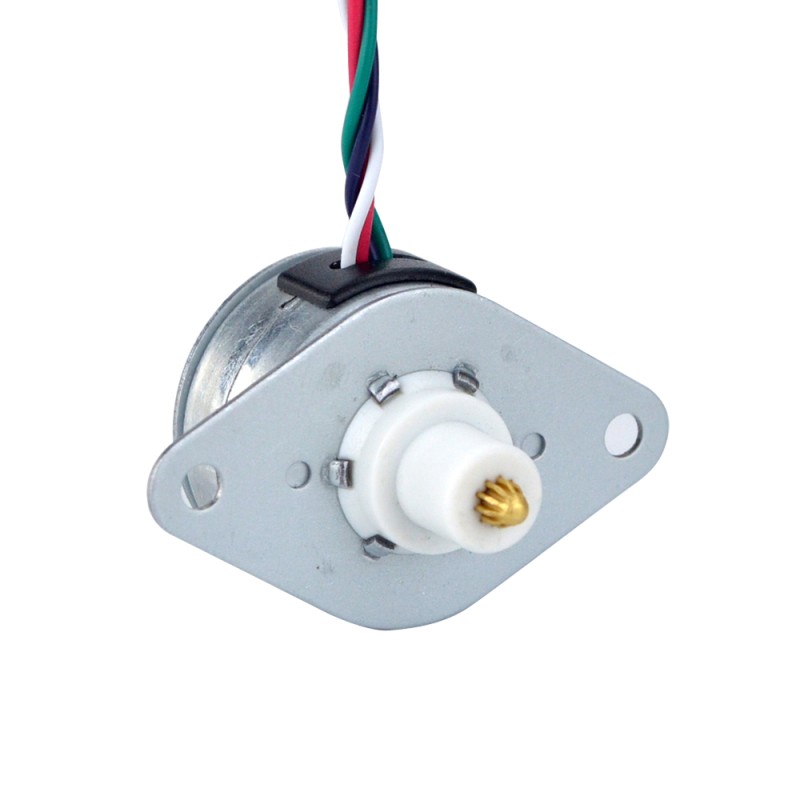 Φ25x15mm PM Captive Lineaire Stappenmotor 0.15A Lood 1.22mm/0.048 Reis 13.5mm