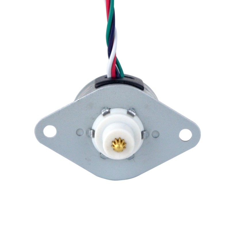Φ25x15mm PM Captive Lineaire Stappenmotor 0.15A Lood 1.22mm/0.048 Reis 13.5mm
