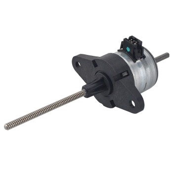 Φ28x30.8mm PM niet-gevangen lineaire stappenmotor 0.46A Lood 1mm/0.039" Lengte 120mm