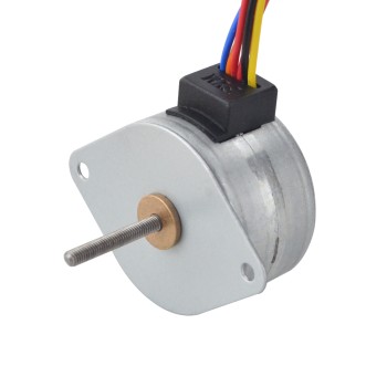 Φ35x22mm PM Externe Lineaire Stappenmotor 0.28A Lood 0.5mm/0.0197" Lengte 21.5mm