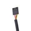 Φ35x17.5mm PM Niet-captieve Lineaire Stappenmotor 0.46A Lood 1.22mm/0.047 Lengte 139.7mm