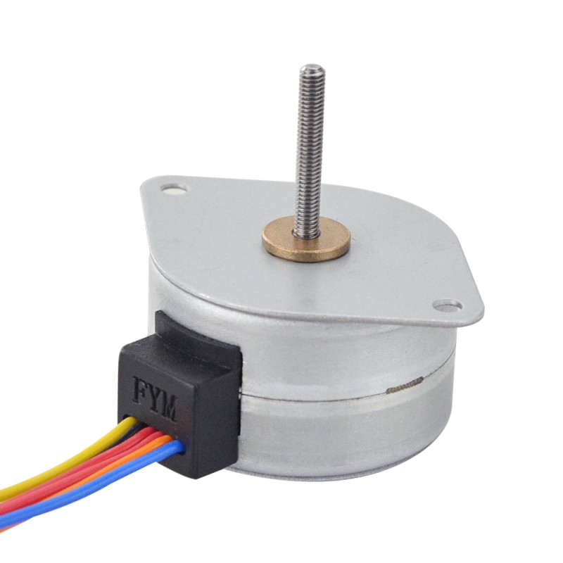Φ35x22mm PM Externe lineaire stappenmotor 0.2A Lood 0.5mm/0.0197 Lengte 21.5mm