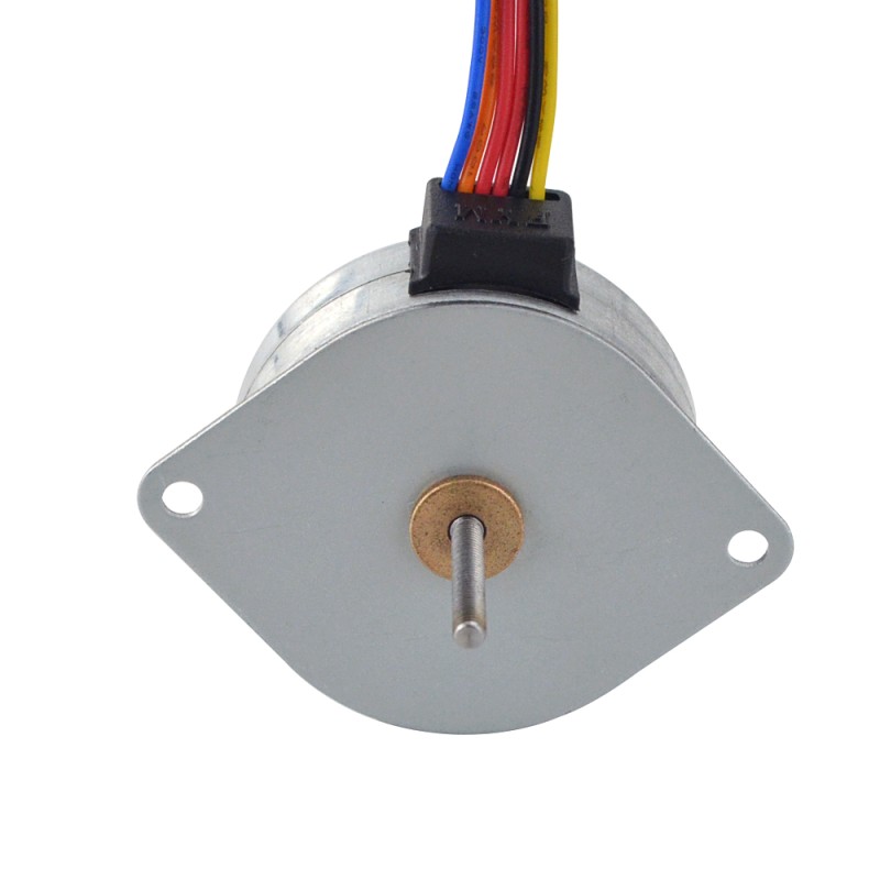 Φ42x16.5mm PM Externe Lineaire Stappenmotor 0.4A Lood 0.5mm/0.0197 Lengte 21mm