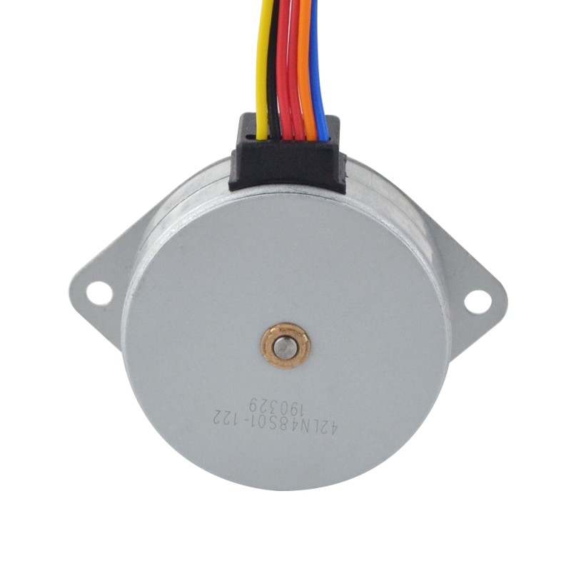 Φ42x16.5mm PM Externe Lineaire Stappenmotor 0.4A Lood 0.5mm/0.0197 Lengte 21mm