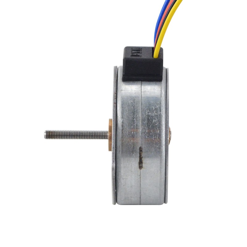 Φ42x16.5mm PM Externe Lineaire Stappenmotor 0.4A Lood 0.5mm/0.0197 Lengte 21mm