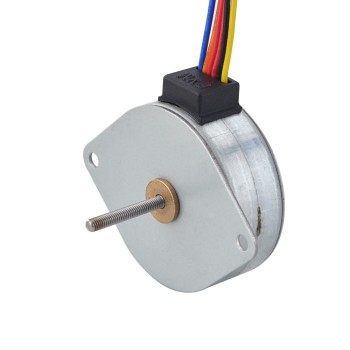 CN In de uitverkoop - Φ42x16.5mm PM Externe Lineaire Stappenmotor 0.4A Lood 0.5mm/0.0197" Lengte 21mm