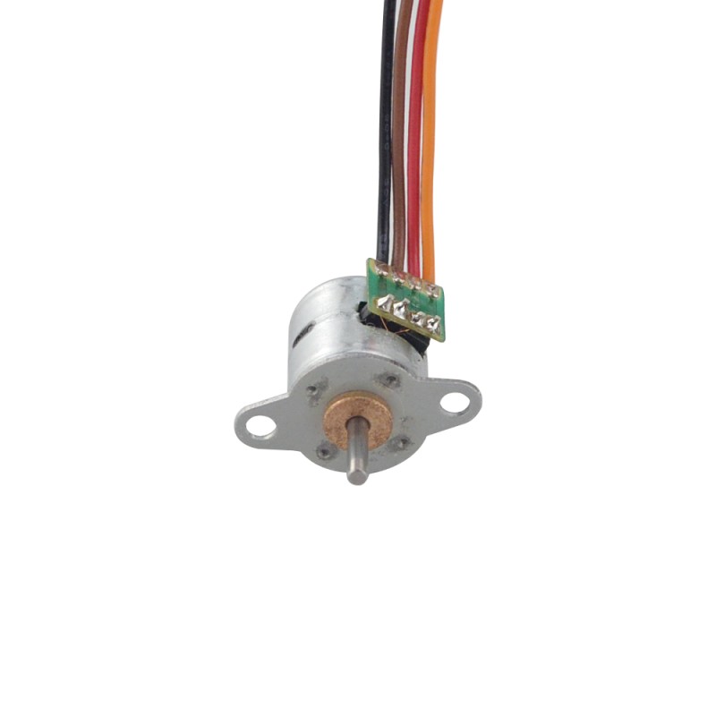 Φ10.25x11mm PM stappenmotor 18deg 1.96mN.m(0.278oz.in) 0.2A 4 draden