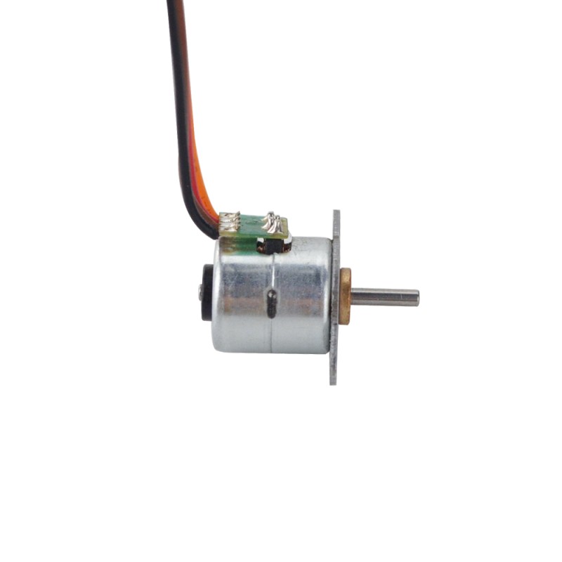Φ10.25x11mm PM stappenmotor 18deg 1.96mN.m(0.278oz.in) 0.2A 4 draden