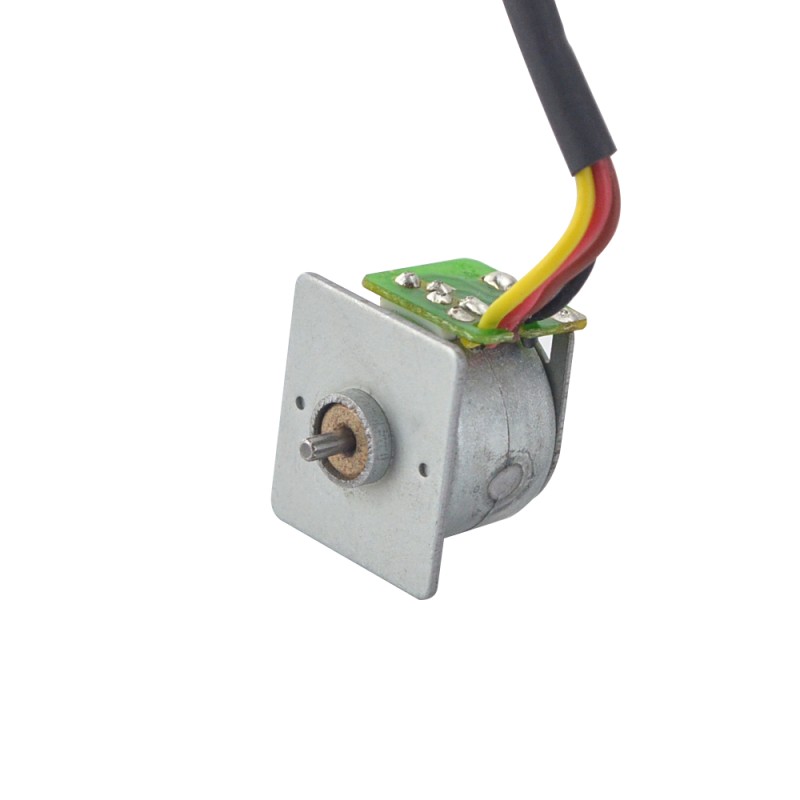 Φ15x12mm PM stappenmotor 18deg 2.45mN.m(0.347oz.in) 0.04A 4 draden