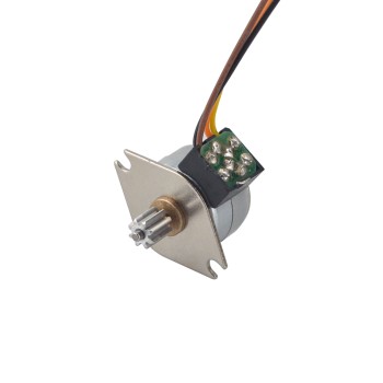 Φ15x12mm PM stappenmotor 18deg 3.43mN.m(0.486oz.in) 0.4A 4 draden