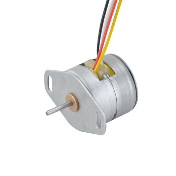 Φ20x18.2mm PM stappenmotor 18deg 5.88mN.m(0.833oz.in) 0.5A 4 draden