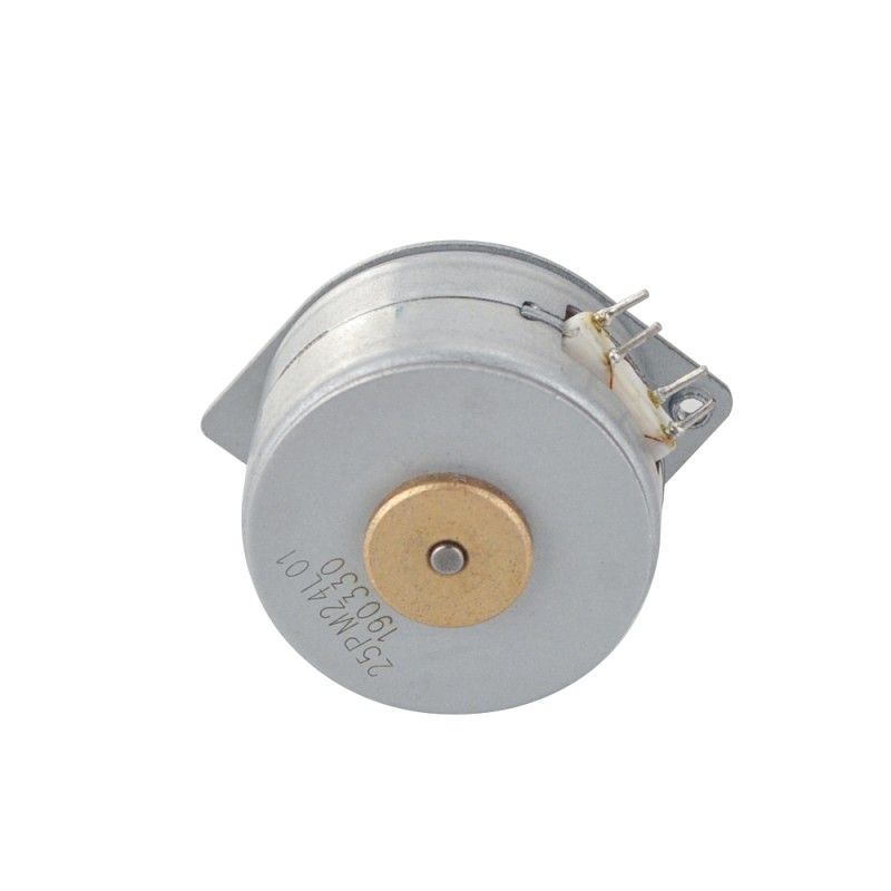 Φ25x16mm PM stappenmotor 15deg 12.25mN.m(1.735oz.in) 0.275A 4 draden