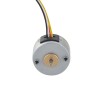Φ25x15mm PM stappenmotor 7.5deg 14.7mN.m(2.082oz.in) 0.5A 4 draden
