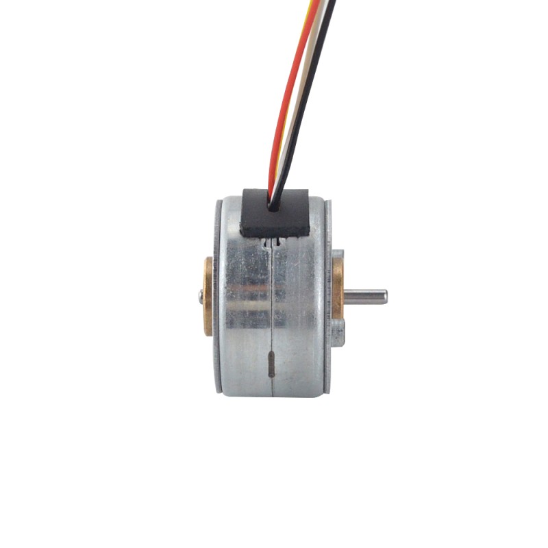 Φ25x15mm PM stappenmotor 7.5deg 14.7mN.m(2.082oz.in) 0.5A 4 draden