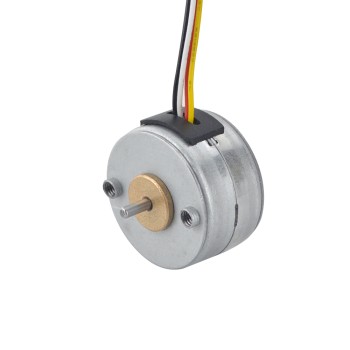 Φ25x15mm PM stappenmotor 7.5deg 14.7mN.m(2.082oz.in) 0.5A 4 draden