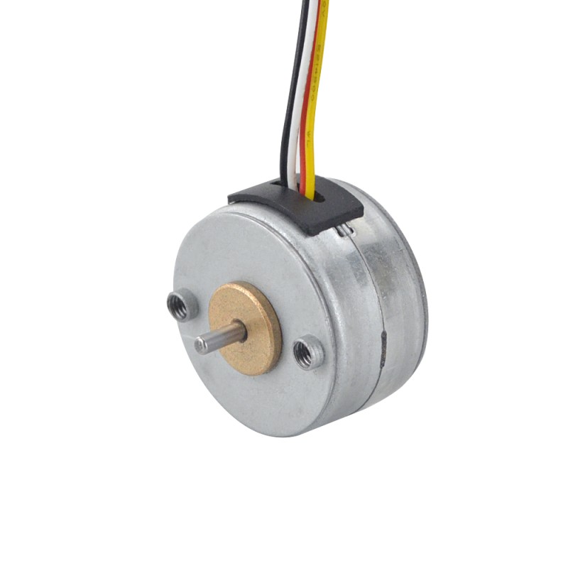 Φ25x15mm PM stappenmotor 7.5deg 14.7mN.m(2.082oz.in) 0.5A 4 draden