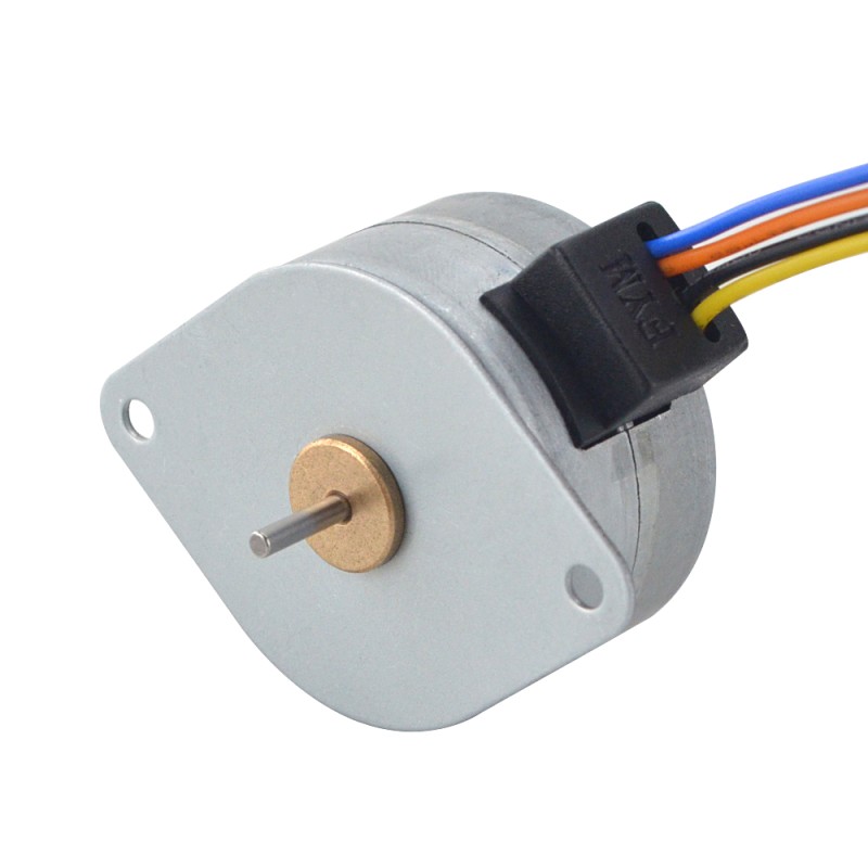 Φ35x22mm PM stappenmotor 7.5deg 53.9mN.m(7.634oz.in) 0.2A 4 draden