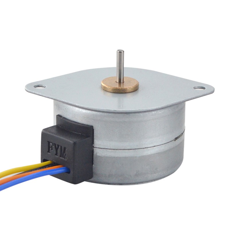 Φ35x22mm PM stappenmotor 7.5deg 53.9mN.m(7.634oz.in) 0.2A 4 draden