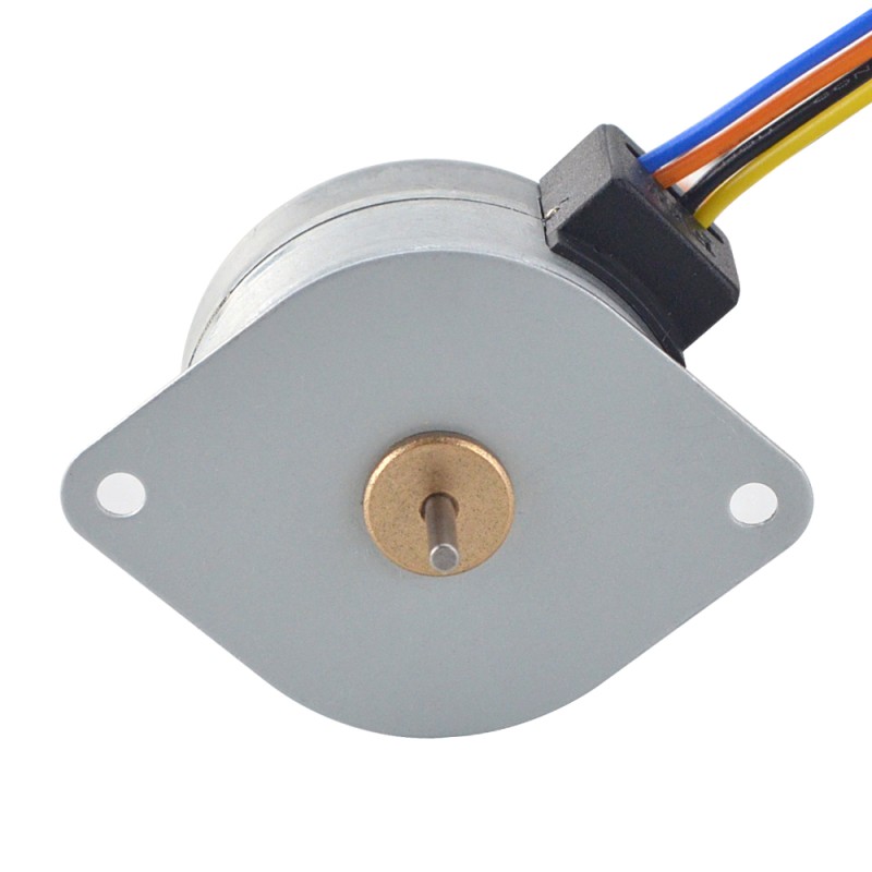 Φ35x22mm PM stappenmotor 7.5deg 53.9mN.m(7.634oz.in) 0.2A 4 draden