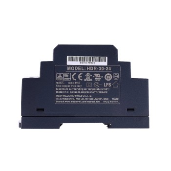 HDR-30-24 MEANWELL 36W 24VDC 1,5A 115/230VAC Ultra Slim Step Shape DIN Rail voeding
