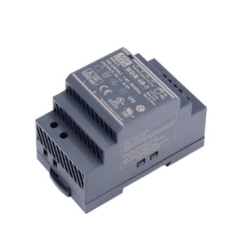 HDR-60-5 MEANWELL 32,5W 5VDC 6,5A 115/230VAC Ultra Slim Step Shape DIN Rail voeding
