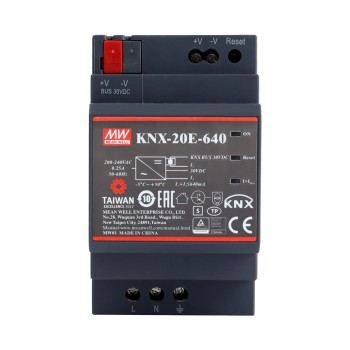 CN In de uitverkoop - KNX-20E-640 MEANWELL 640mA KNX voeding