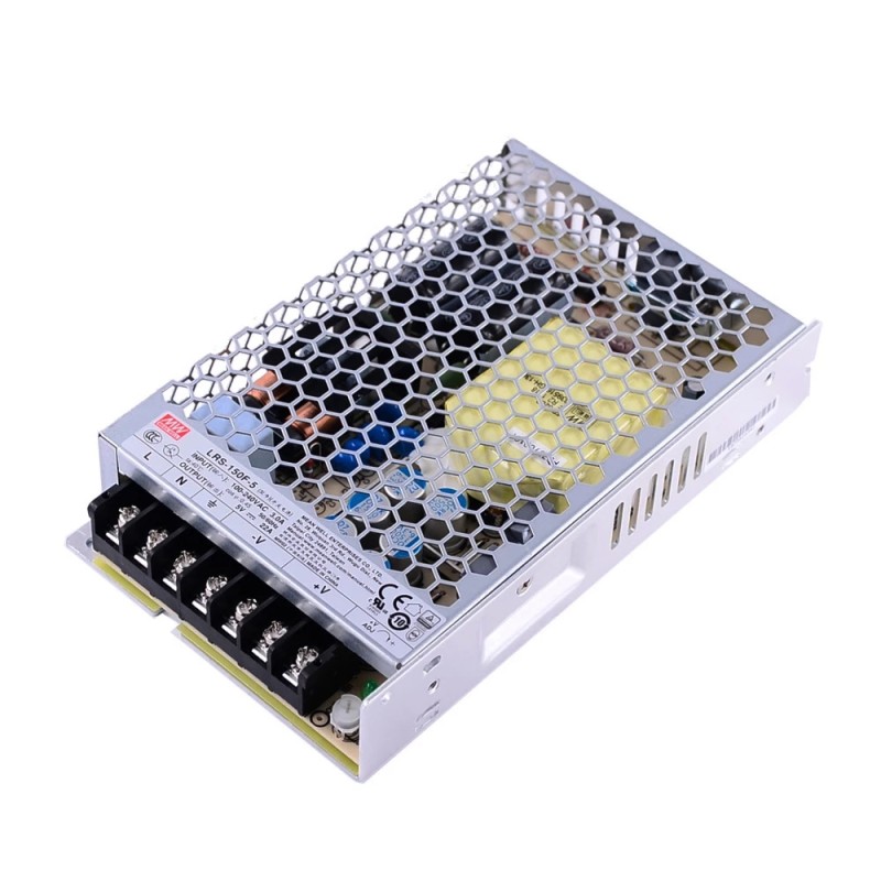 LRS-150F-5 MEANWELL 110W 5VDC 22A 115/230VAC Gesloten schakelende voeding