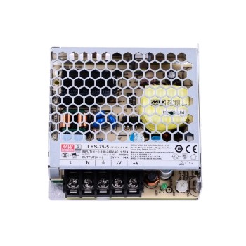 LRS-75-5 MEANWELL 70W 5VDC 14A 115/230VAC Gesloten schakelende voeding