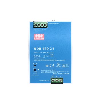 NDR-480-24 MEANWELL 480W 24VDC 20A 115/230VAC DIN Rail voeding
