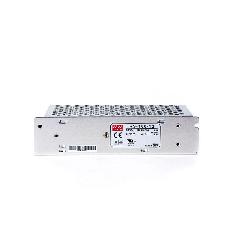 RS-100-12 MEANWELL 102W 8,5A 12V enkelvoudige uitgang schakelende voeding