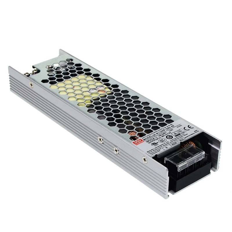 UHP-200-48 MEANWELL 201,6W 48VDC 4,2A 115/230VAC Slim TypeMet PFC schakelende voeding