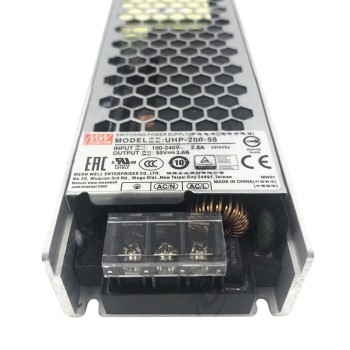 UHP-200-55 MEANWELL 201,6W 55VDC 3,6A 115/230VAC Slim TypeMet PFC schakelende voeding UHP-200-55 MEANWELL 201,6W 55VDC 3,6A 115/230VAC Slim TypeMet PFC schakelende voeding