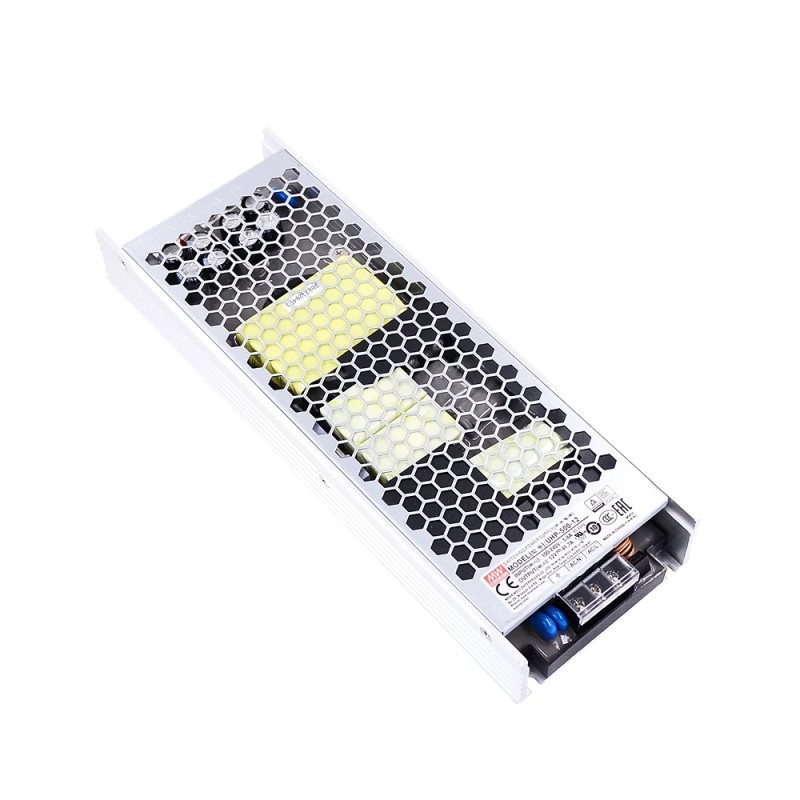 UHP-500-12 MEANWELL 500,4W 12VDC 41,7A 115/230VAC Slim TypeMet PFC schakelende voeding