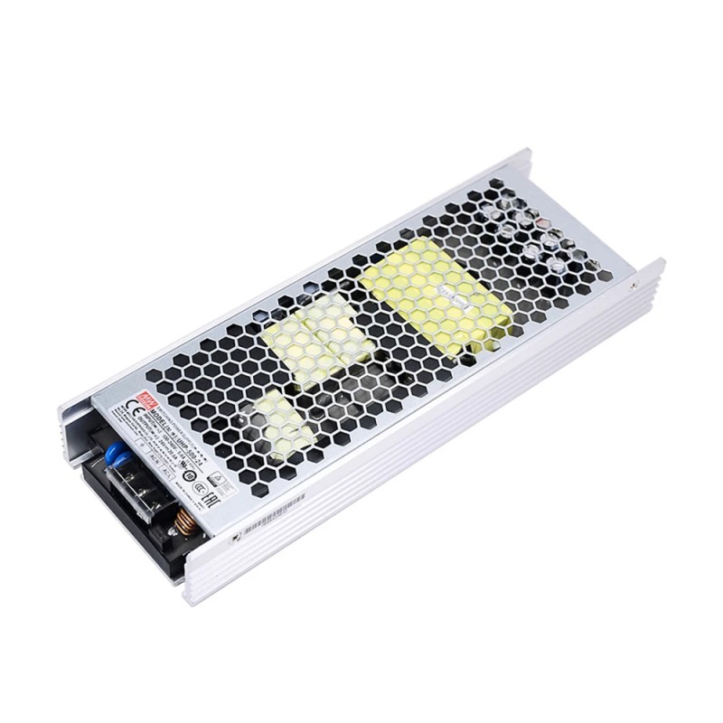 UHP-500-24 MEANWELL 501,6W 24VDC 20,9A 115/230VAC Slim TypeMet PFC schakelende voeding