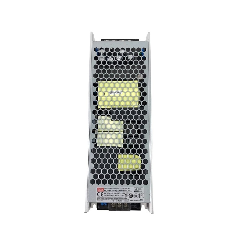 UHP-500-36 MEANWELL 500,4W 36VDC 13,9A 115/230VAC Slim TypeMet PFC schakelende voeding