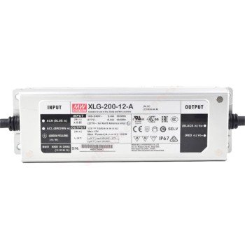 XLG-200-12-A MEANWELL 192W 12VDC 16A 115/230VAC LED-stuurprogramma met constante voeding