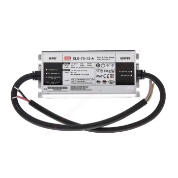 XLG-75-12-A MEANWELL 60W 12VDC 5A 115/230VAC LED-stuurprogramma met constante energiemodus