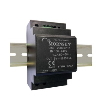 60W 12V 4.5A 85-264VAC/120-370VDC DIN Rail schakelende voeding