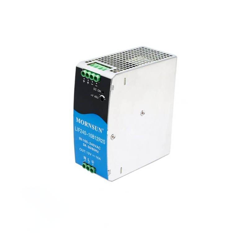 240W 24V 10.0A 85-264VAC/120-370VDC DIN Rail schakelende voeding met PFC-functie