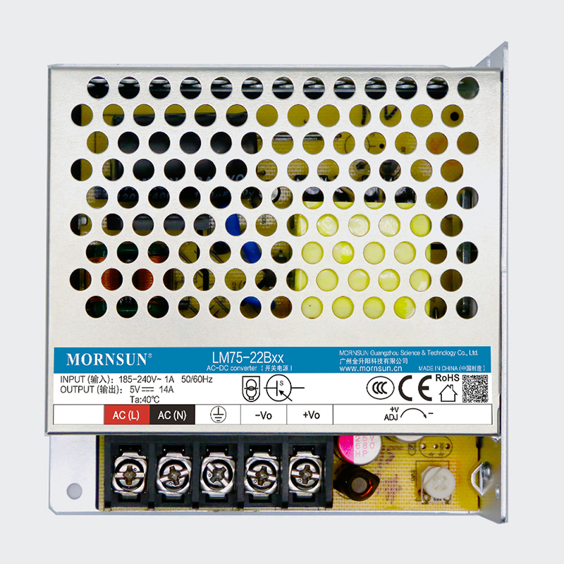 75W 24V 3.2A 165-264VAC/200-370VDC schakelende voeding