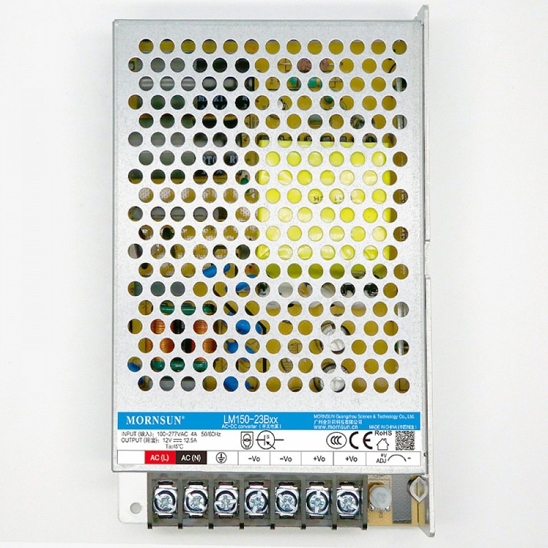 150W 55V 2.73A 85-305VAC/120-430VDC schakelende voeding
