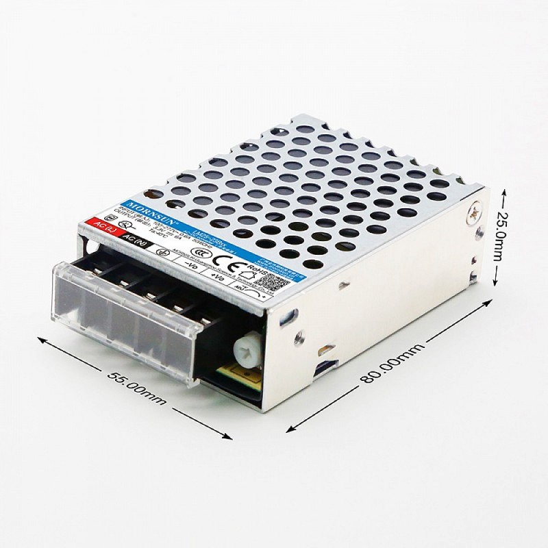 25W 3,3V 6A 85-305VAC/120-430VDC schakelende voeding