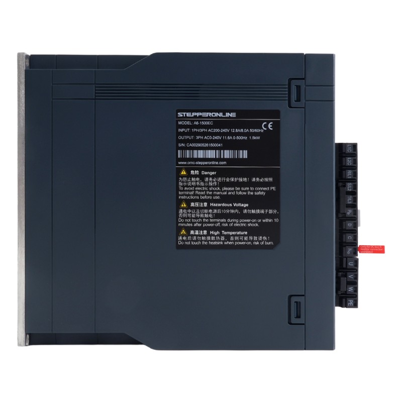 A6H Serie 1300W EtherCAT AC Servomotor Kit 1500rpm 8,34Nm 17-bits absolute encoder IP67 - A6H-EC1300H2A1-M17 | StepperOnline
