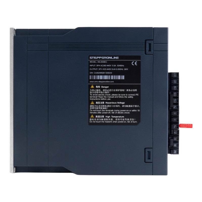 A6H Serie 1800W EtherCAT AC Servomotor Kit 1500rpm 11,50Nm met rem 17-bits absolute encoder IP67 - A6H-EC1800H3B1-M17 | StepperOnline