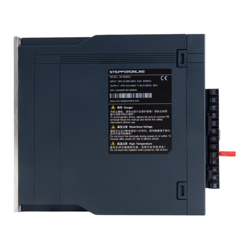 A6H Serie 2900W EtherCAT AC Servomotor Kit 1500rpm 18,60Nm 17-bits absolute encoder IP67 - A6H-EC2900H3A1-M17 | StepperOnline