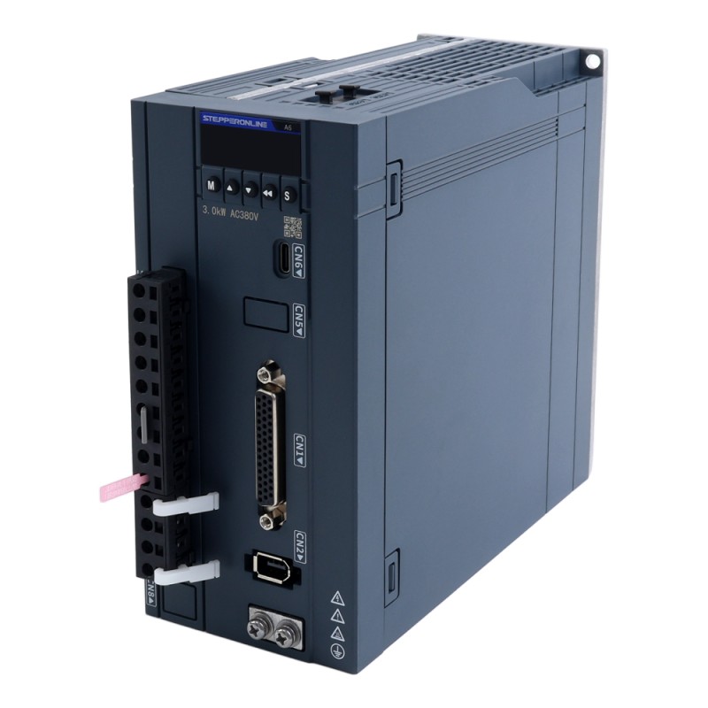 A6H Serie 2900W RS485 AC Servomotor Kit 1500rpm 18,60Nm 17-bits absolute encoder IP67 - A6H-RS2900H3A1-M17 | StepperOnline