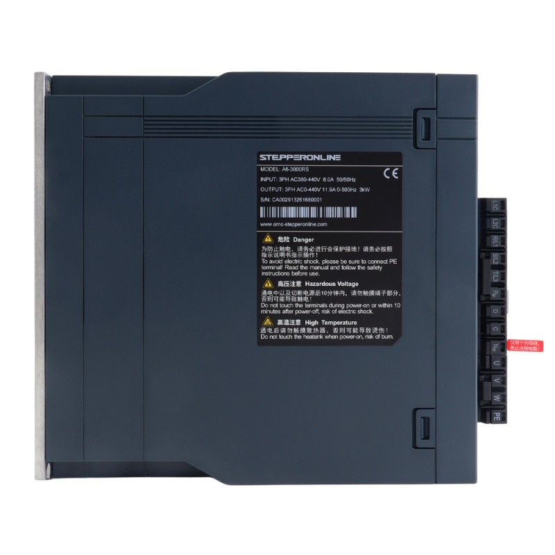 A6H Serie 2900W RS485 AC Servomotor Kit 1500rpm 18,60Nm 17-bits absolute encoder IP67 - A6H-RS2900H3A1-M17 | StepperOnline