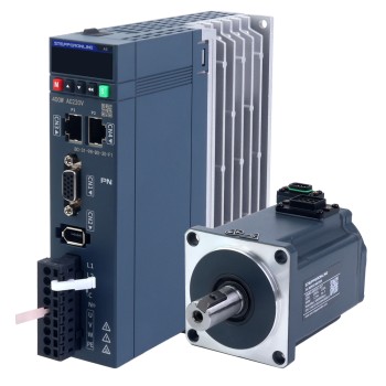 A6-serie 400W PROFINET AC-servomotorset 3000rpm 1,27Nm 17-bits absolute encoder IP67