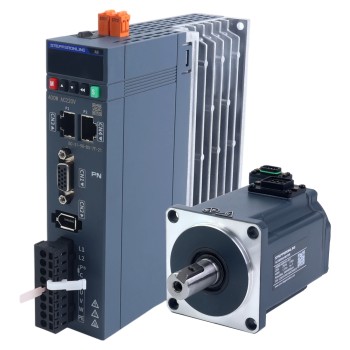 A6 Serie 400W STO Safe Torque Off PROFINET AC Servomotor Kit 3000rpm 1,27Nm 17-Bits Absoluut Encoder IP67